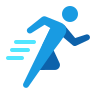 Endless running action
